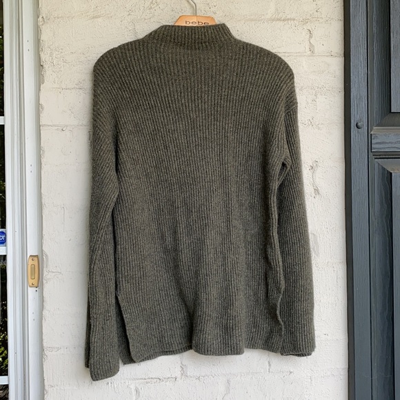 Everlane cashmere funnel neck ribbed knit sweater - Picture 9 of 9